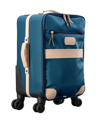 360 Carry On Wheels (Order in any color!) Suitcases Jon Hart French Blue Coated Canvas  
