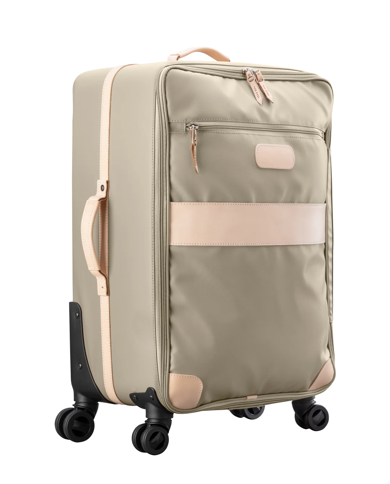 360 Large Wheels + Garment Sleeve (Order in any color!) Suitcases Jon Hart Tan Coated Canvas  