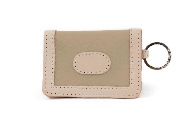 ID Wallet (Order in any color!) Wallets Jon Hart Tan Coated Canvas  