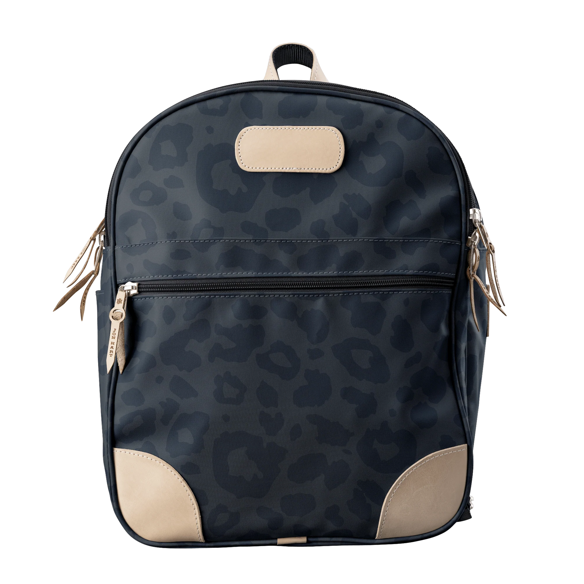 Large Backpack (Order in any color!) Backpacks Jon Hart Dark Leopard Coated Canvas  