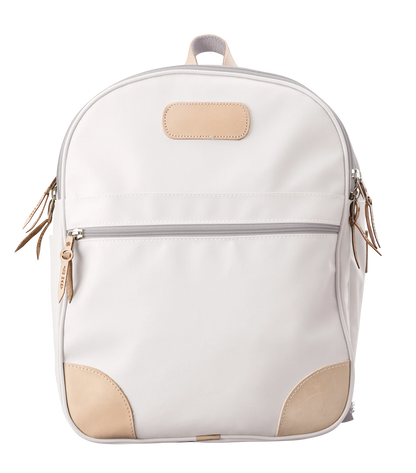 Large Backpack (Order in any color!) Backpacks Jon Hart White Coated Canvas  