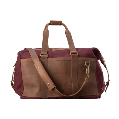 JH Duffel (Order in any color!) Travel Bags Jon Hart Brick Cotton Canvas  