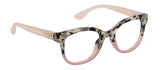 Peepers Reading Glasses - Walking On Sunshine - Grey Tortoise/Pink