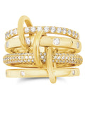 Q-Link 18kt Yellow Gold Ring