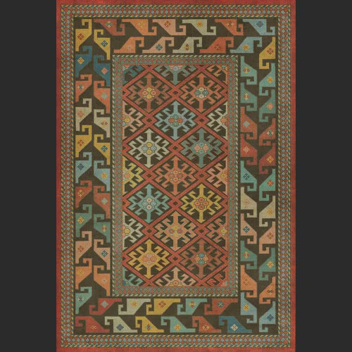 Vinyl Floor Mat - Persian Bazaar/Daghestan/Vedma Rectangle spicher and co Rectangle: 38x56  