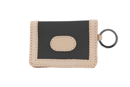 ID Wallet (Order in any color!) Wallets Jon Hart Charcoal Coated Canvas  