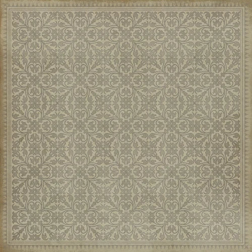Vinyl Floor Mat - Pattern 21 the White Rabbit Rectangle spicher and co Square: 60x60  