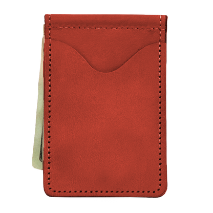 McClip (Order in any color!) Card Holders Jon Hart Cherry Leather  