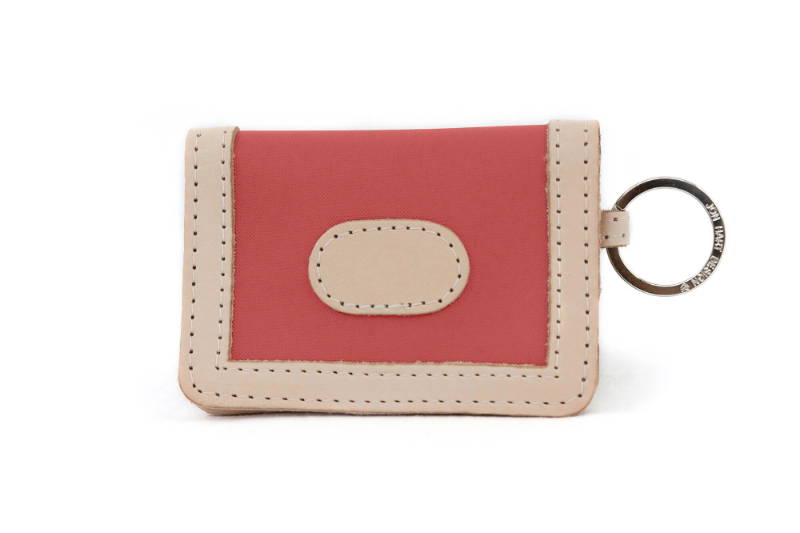 ID Wallet (Order in any color!) Wallets Jon Hart Coral Coated Canvas  