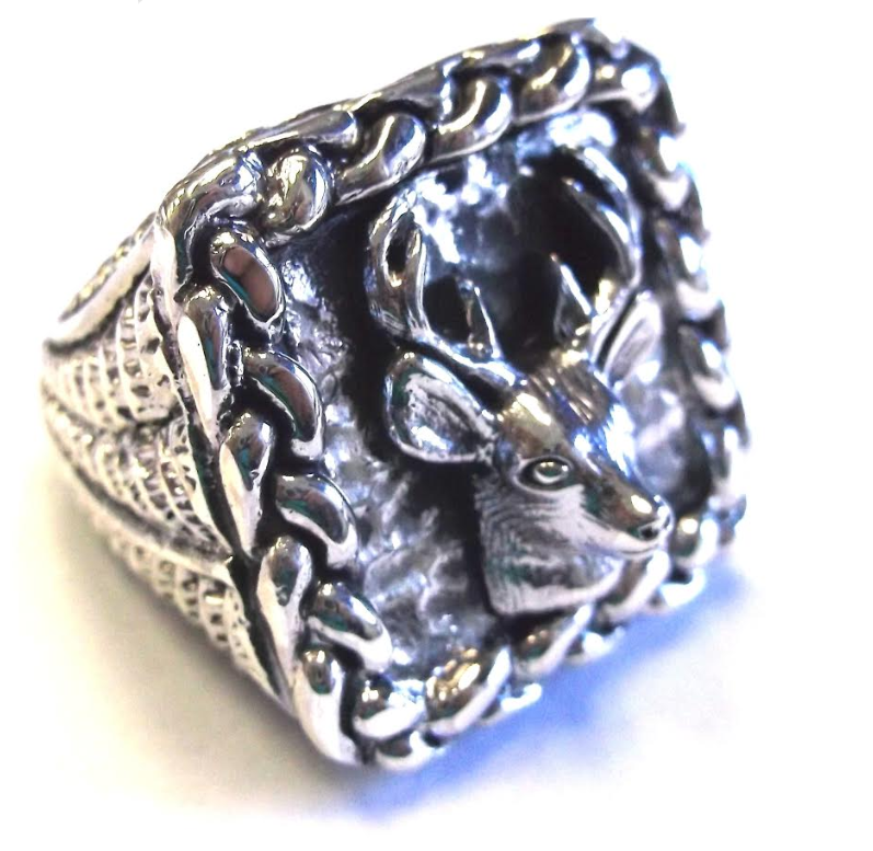 The Big Buck Ring Rings Dian Malouf All Silver 5 (Allow 6-8 weeks) 