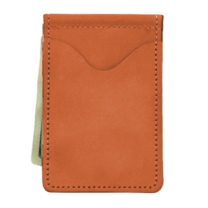 McClip (Order in any color!) Card Holders Jon Hart Orange Leather  