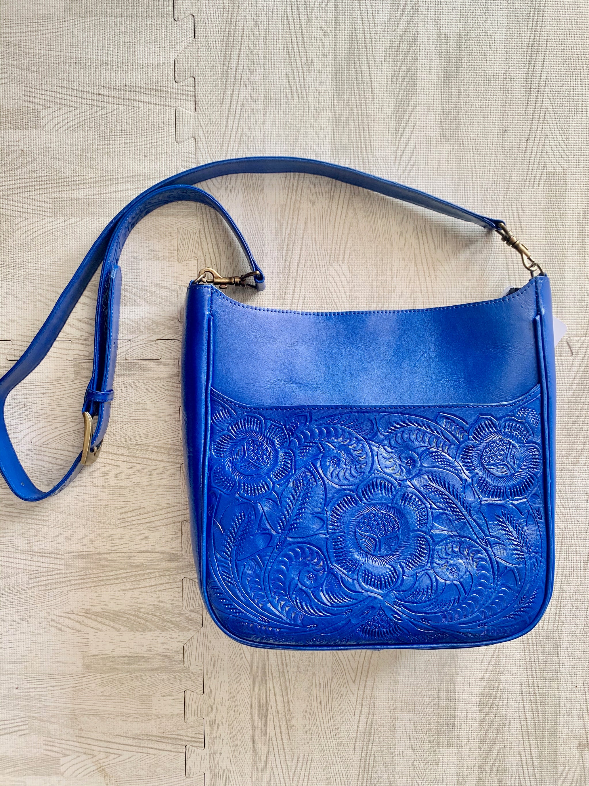 Kellita Hand-Tooled Leather Crossbody – Trends & Traditions Boutique