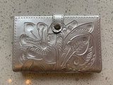 Hand-Tooled Leather Passport Cover/Wallet