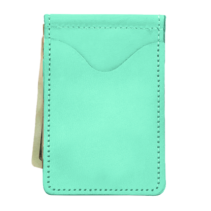 McClip (Order in any color!) Card Holders Jon Hart Pistachio Leather  