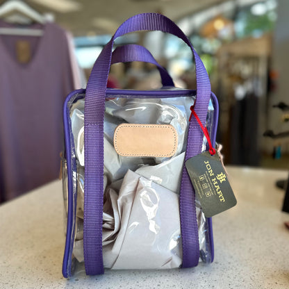Clear Shag Bag (Order in any color!) Shag Bags Jon Hart Purple Webbing  