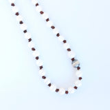 Large Freshwater Pearl and Navajo Bead Choker Necklace