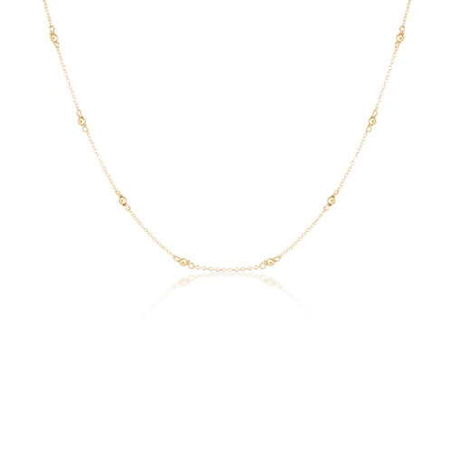 17" Simplicity Gold Choker Chain (Multiple Sizes!) Necklaces Enewton 2.5mm  