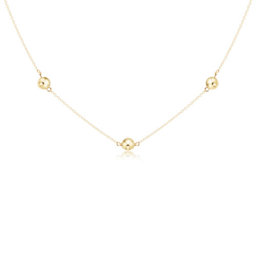 17" Simplicity Gold Choker Chain (Multiple Sizes!) Necklaces Enewton 6mm  