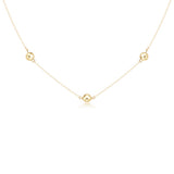 17" Simplicity Gold Choker Chain (Multiple Sizes!)