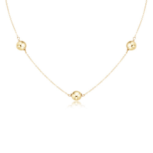 17" Simplicity Gold Choker Chain (Multiple Sizes!) Necklaces Enewton 8mm  