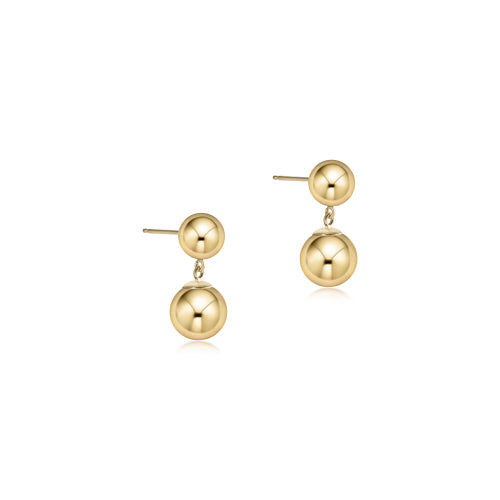 Clarity Gold Studs Earrings Enewton   