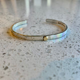 4mm Cuff with 1 Gold Dot