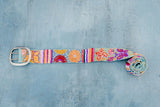 Butterfly Teal Embroidered Belt