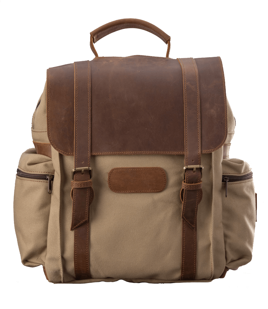 JH Scout Backpack (Order in any color!) Backpacks Jon Hart Khaki Cotton Canvas  
