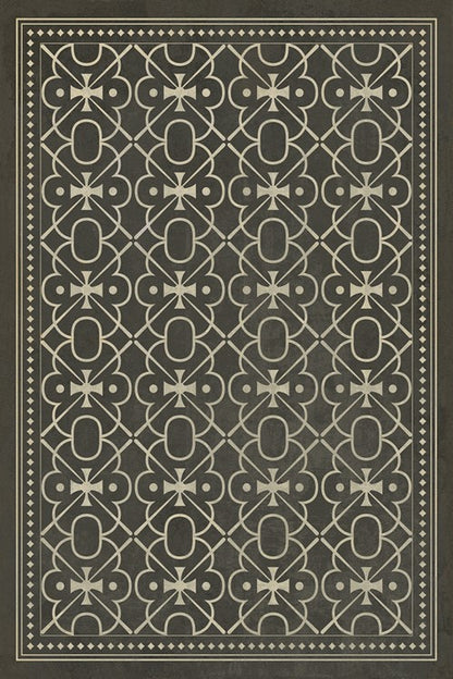 Vinyl Floor Mat - Pattern 05 Moriarty Rectangle spicher and co Rectangle: 20x30  