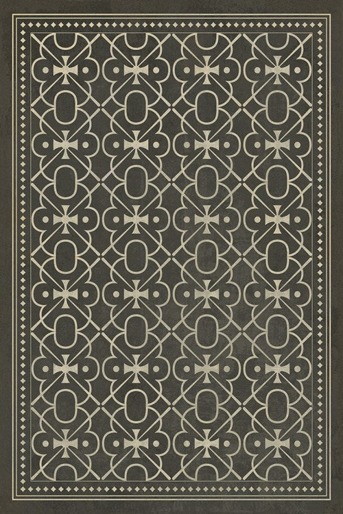 Vinyl Floor Mat - Pattern 05 Moriarty Rectangle spicher and co Rectangle: 20x30  