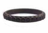 Black Sapphire Eternity Stack Band Ring