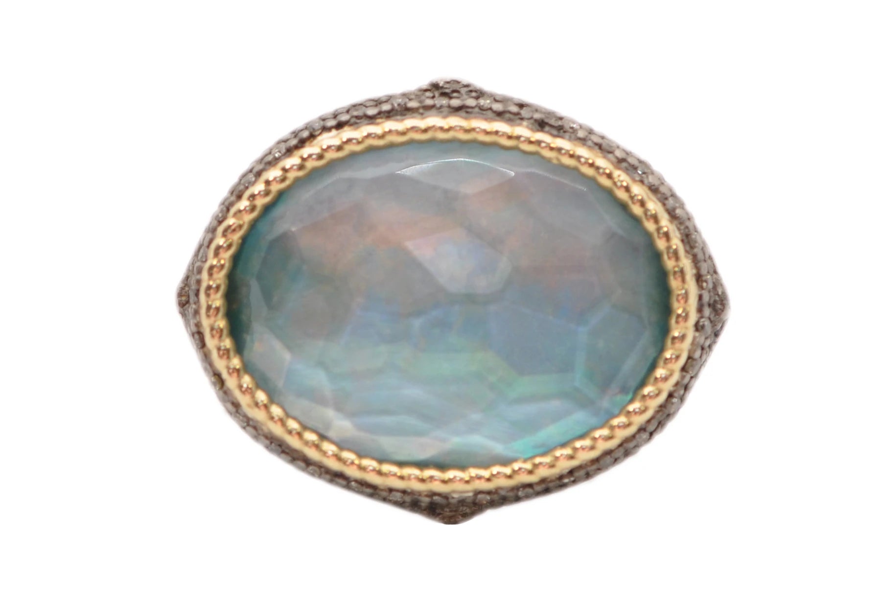 Peruvian Opal Ring Rings Armenta   