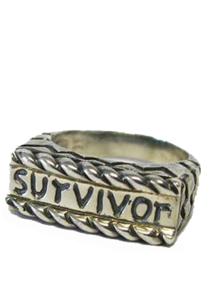 Endearing Ring - "survivor" Rings Dian Malouf   