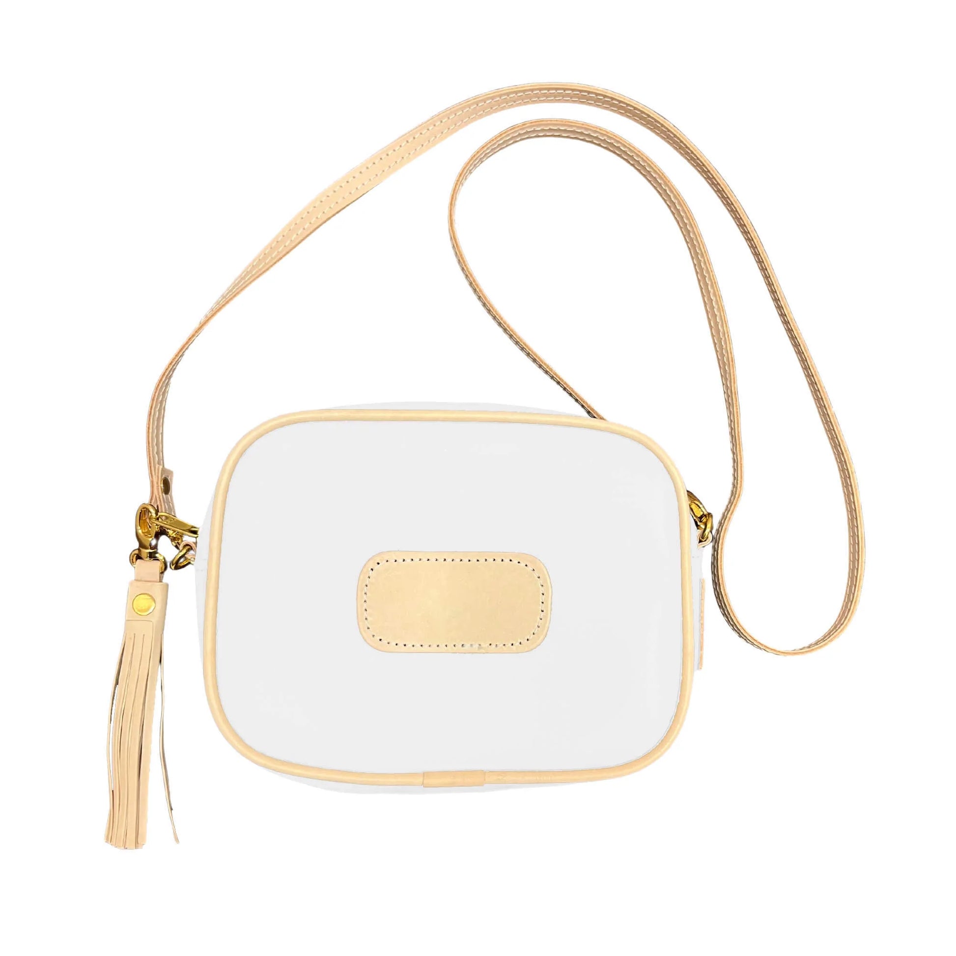 Lola (Order in any color!) Crossbodies Jon Hart White Coated Canvas  