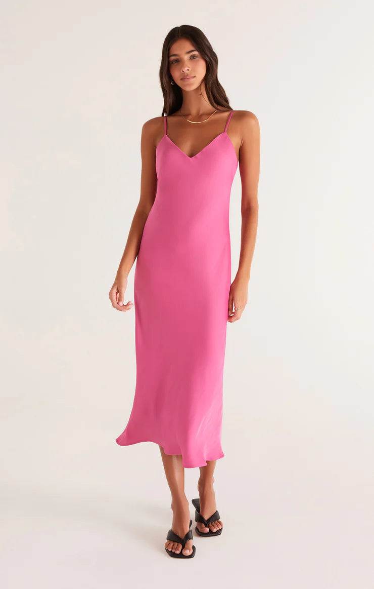 Selina Slip Midi Dress - French Rose Midi Dresses Z-Supply   