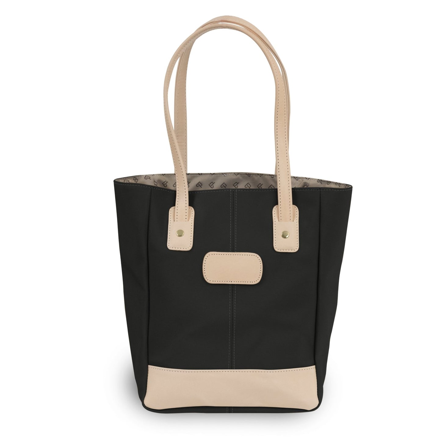 Alamo Heights Tote (Order in any color!) Totes Jon Hart Black Coated Canvas  