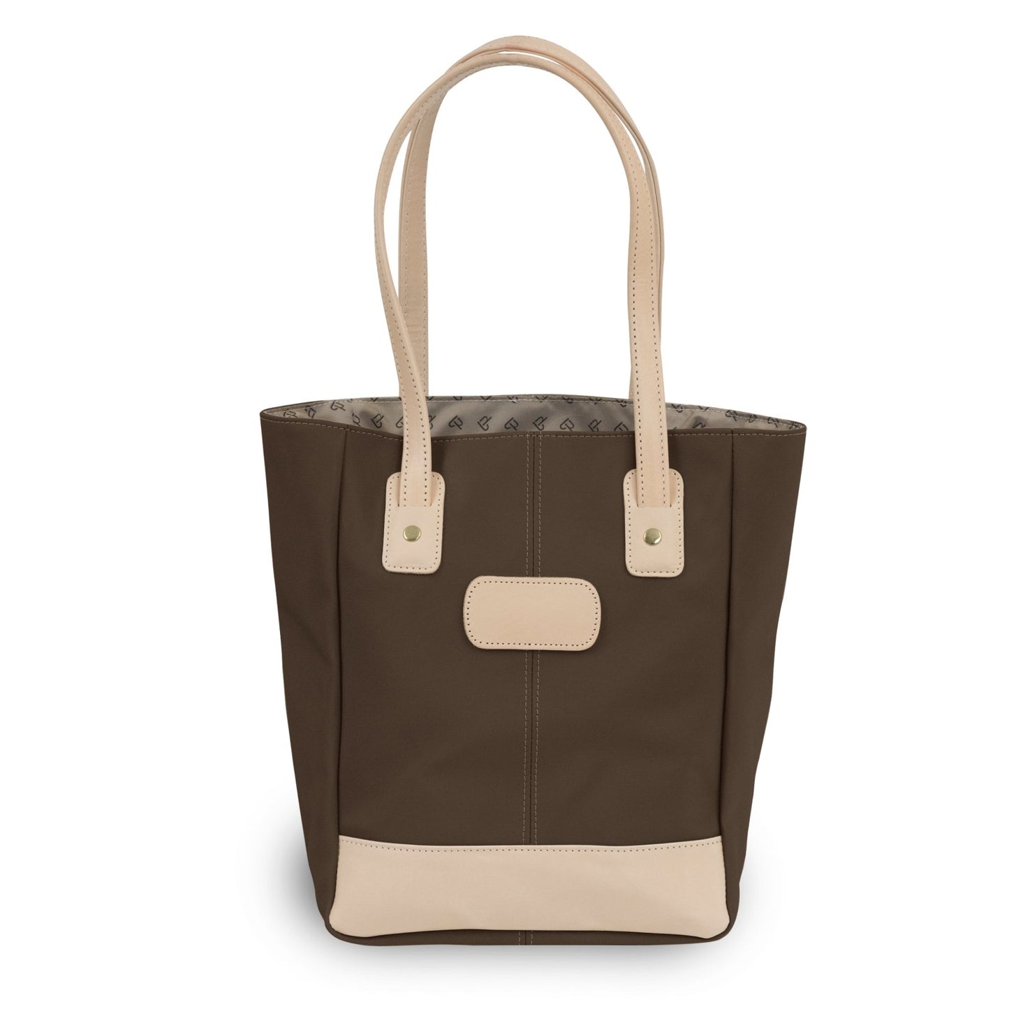 Alamo Heights Tote (Order in any color!) Totes Jon Hart Espresso Coated Canvas  