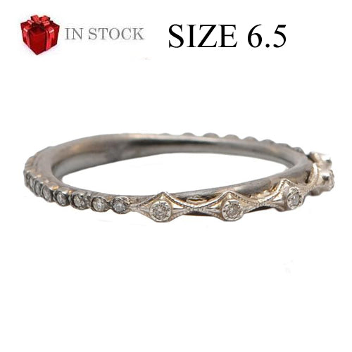 Crivelli Stack Sterling Silver Band Ring Rings Armenta   