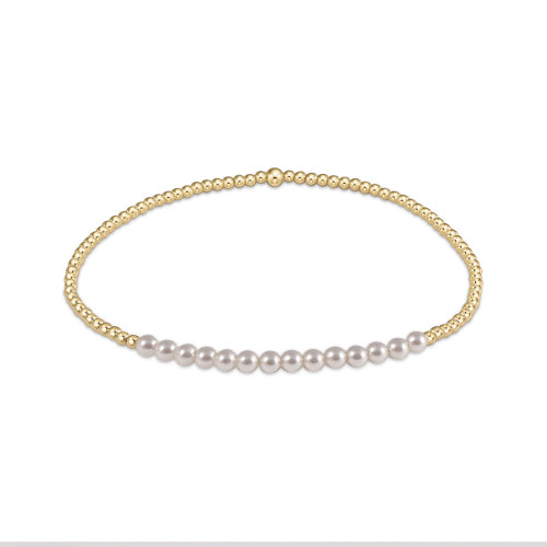 Bliss Gold Bracelet - Pearl Bracelets Enewton   