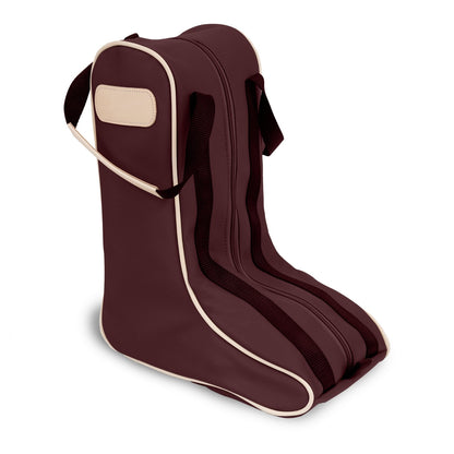 Boot Bag (Order in any color!) Boot Bag Jon Hart Burgundy Coated Canvas  