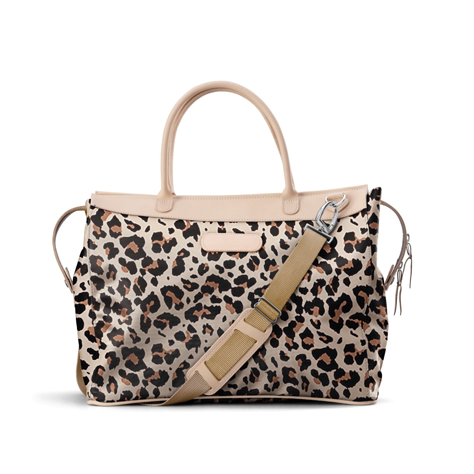 Burleson Bag (Order in any color!) Travel Bags Jon Hart Leopard Coated Canvas  