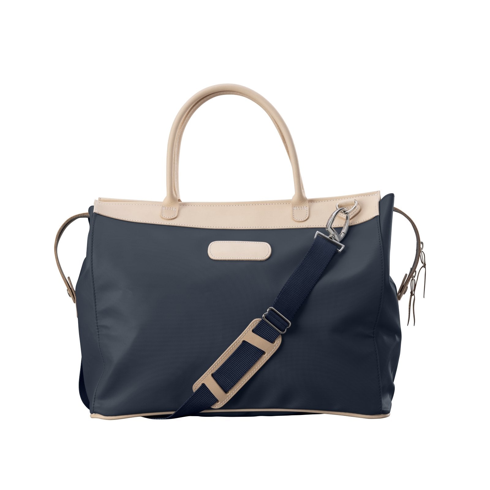 Burleson Bag (Order in any color!) Travel Bags Jon Hart Navy Coated Canvas  