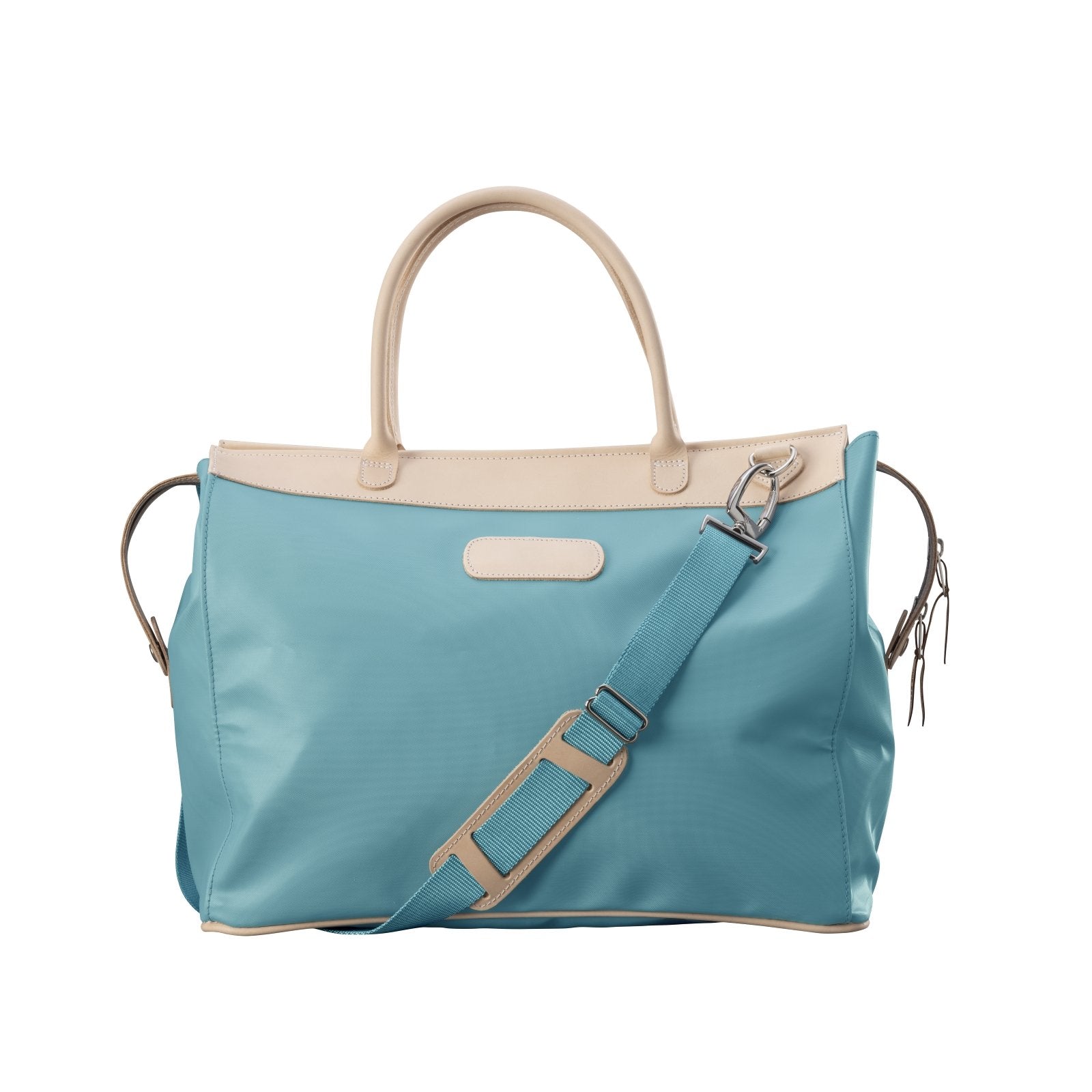 Burleson Bag (Order in any color!) Travel Bags Jon Hart Ocean Blue Coated Canvas  