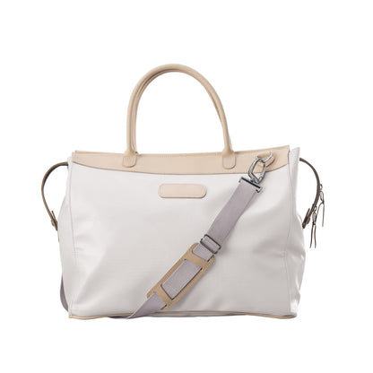 Burleson Bag (Order in any color!) Travel Bags Jon Hart White Coated Canvas  