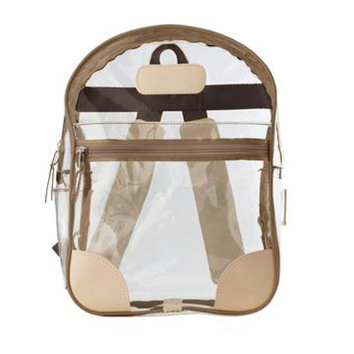 Clear Backpack (Order in any color!) Backpacks Jon Hart Saddle Webbing  