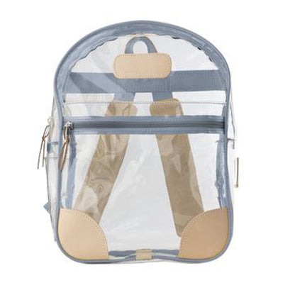 Clear Backpack (Order in any color!) Backpacks Jon Hart Slate Webbing  