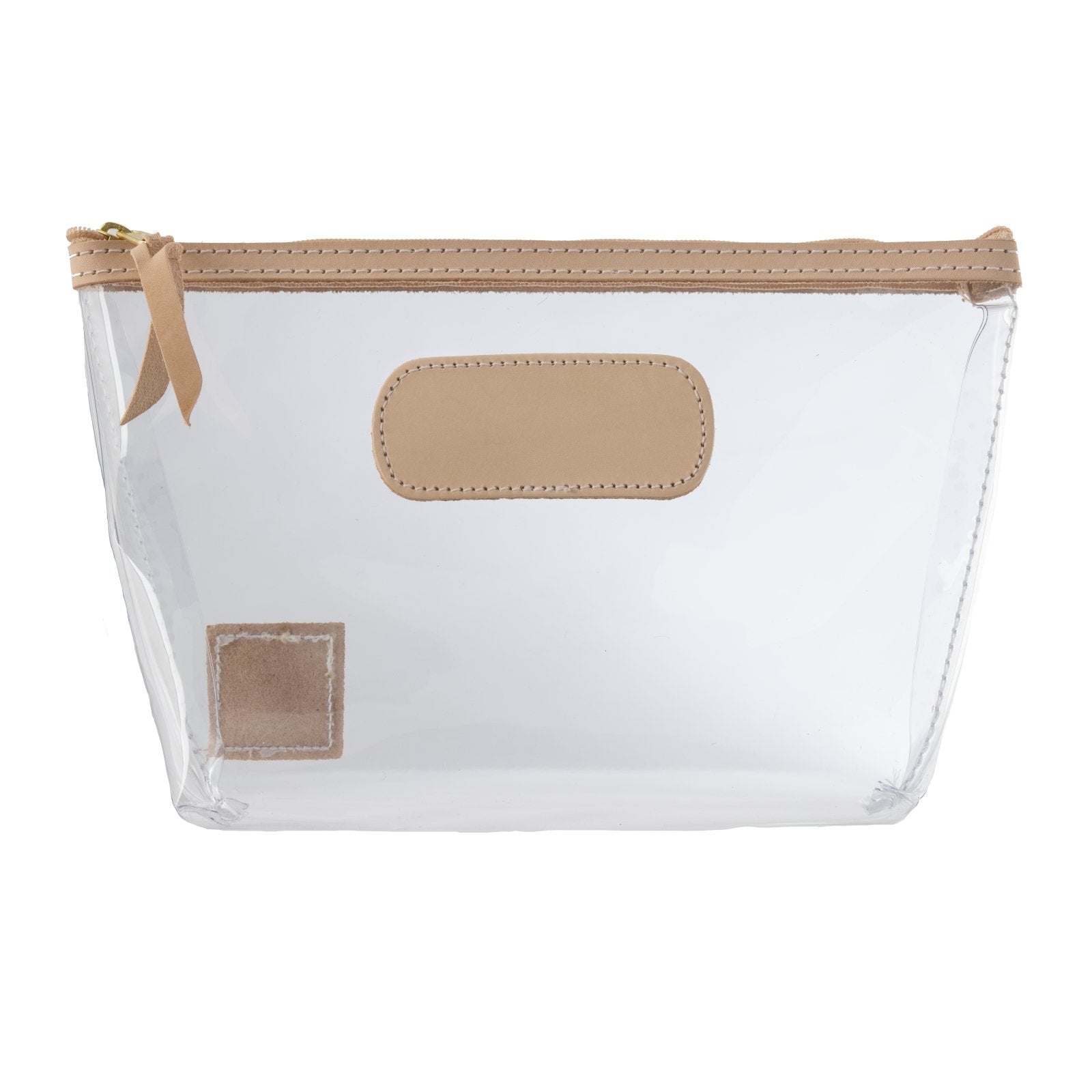 Clear Grande (Order in any color!) Pouches/Small Bags Jon Hart Natural Leather  