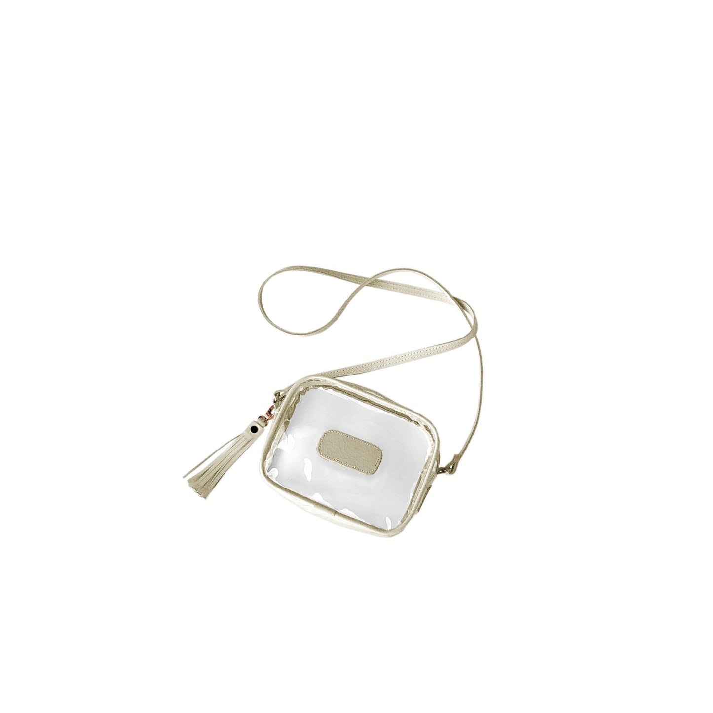 Clear Lola (Order in any color!) Crossbodies Jon Hart Champagne Leather  