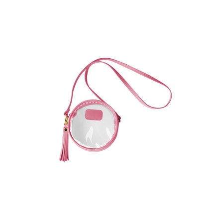 Clear Luna (Order in any color!) Crossbodies Jon Hart Hot Pink Leather  