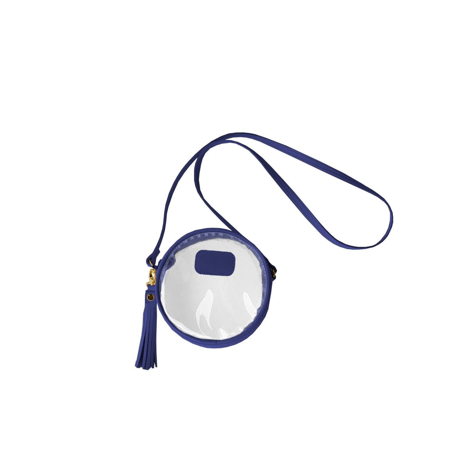 Clear Luna (Order in any color!) Crossbodies Jon Hart Royal Blue Leather  